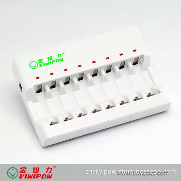Ni-MH AAA Rechargeable Battery Charger with 8 Slots (VIP-C011)